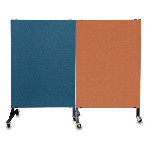 Enclosed Corkboard, 3 Door, 96"x48", 4" Fra